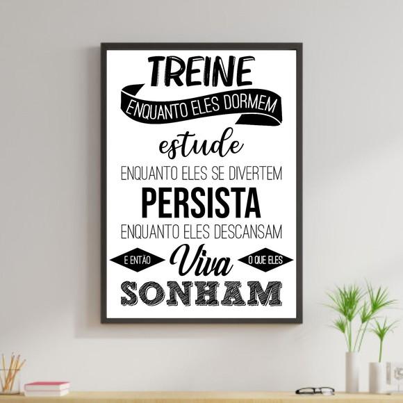 Arte Digital Quadro - Viva o que eles sonham