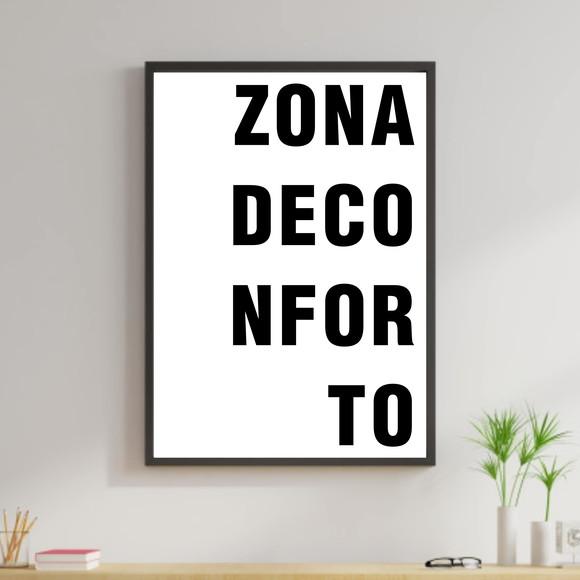 Arte Digital Quadro - Zona de Conforto