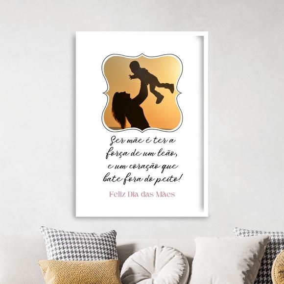 Template para Canva - Ser Mãe É Ter a Força de Um Leão