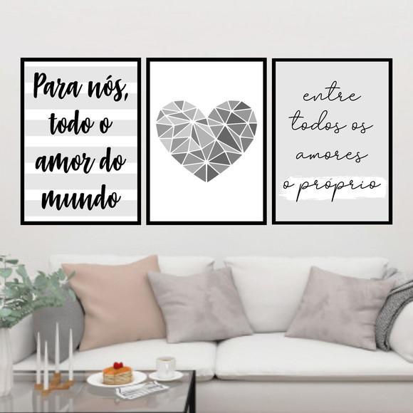 Trio Quadros Digitais - Para nós todo amor do mundo Coração