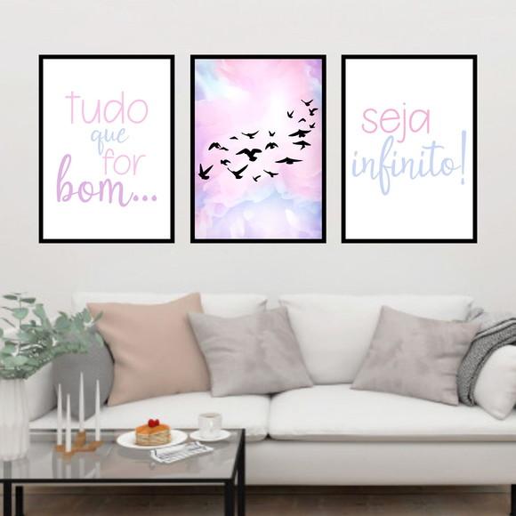 Trio Quadros Digitais - Tudo que seja bom seja infinito