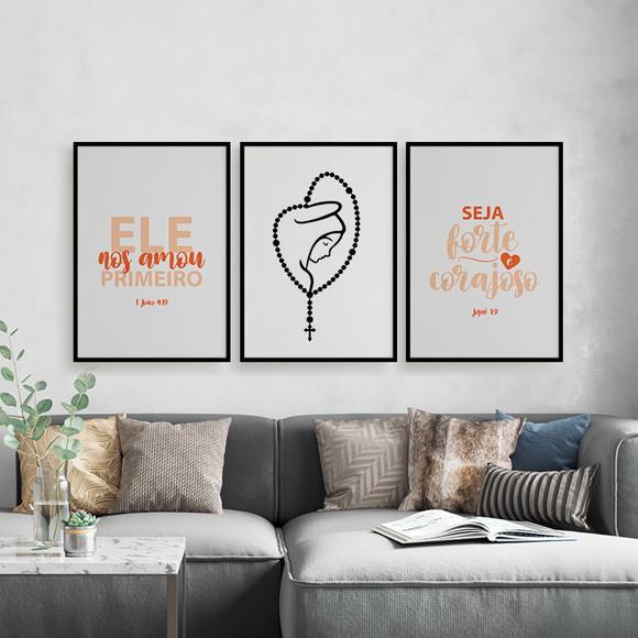Trio Quadros Digitais- Nossa Senhora Ele nos Amou Primeiro 4