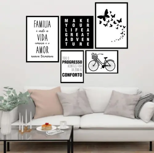 5 Quadros Digitais - Make Yout Life a Great Adventure