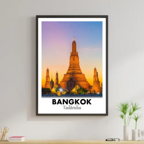 Arte Digital Quadro - Bangkok