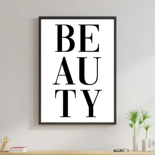 Arte Digital Quadro - Beauty