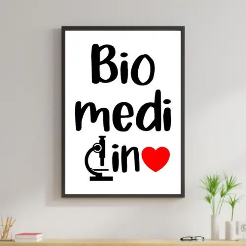 Arte Digital Quadro - Biomedicina