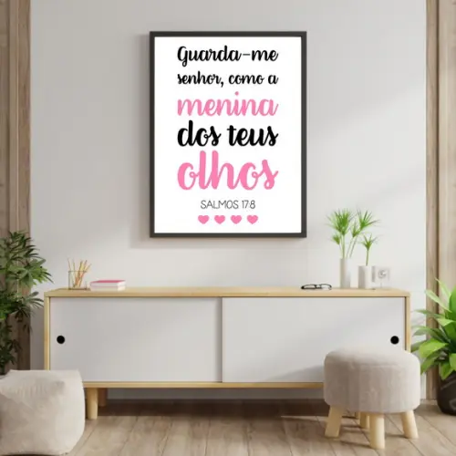 Arte Digital Quadro - Guarda-me Senhor Como a Menina 2