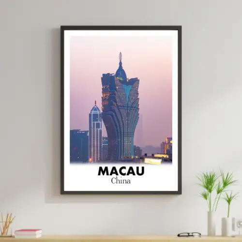 Arte Digital Quadro - Macau