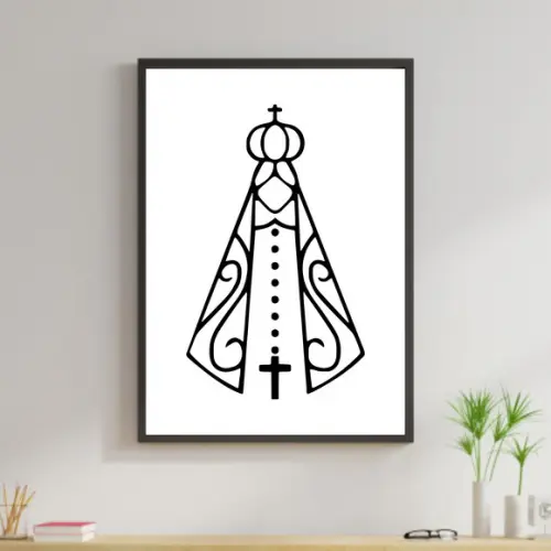 Arte Digital Quadro - Nossa Senhora