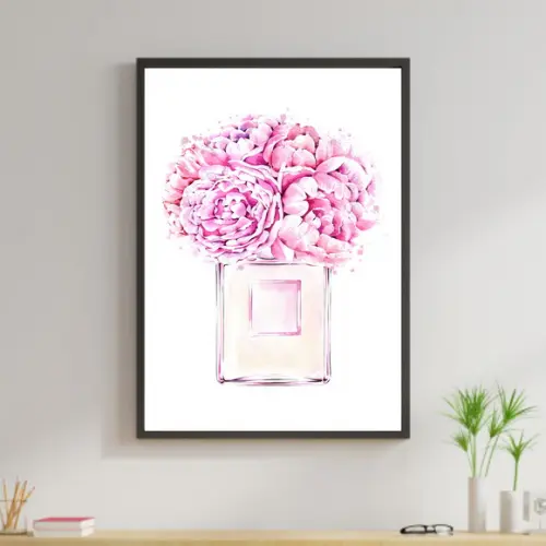 Arte Digital Quadro - Perfume Flores