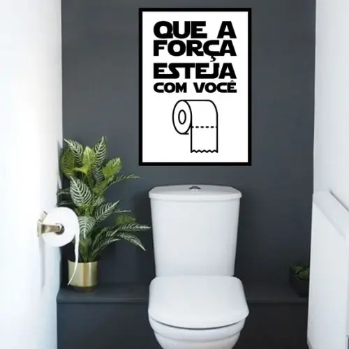 Arte Digital Quadro - Que a força esteja com você