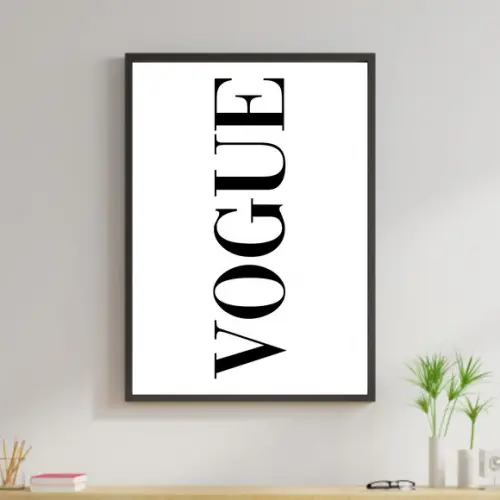 Arte Digital Quadro - Vogue
