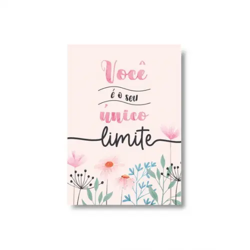 Arte Digital Quadro - Você É o Seu Único Limite
