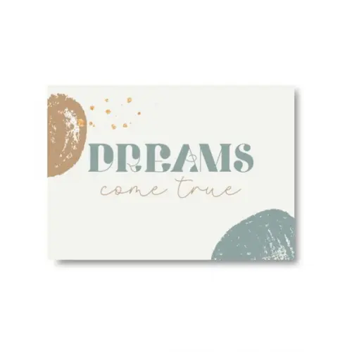Arte Quadro Digital - Dreams Come True - Abstrato Azul