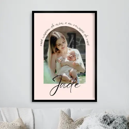 Template para Canva - Você Nasceu de Mim Eu Renasci de Você