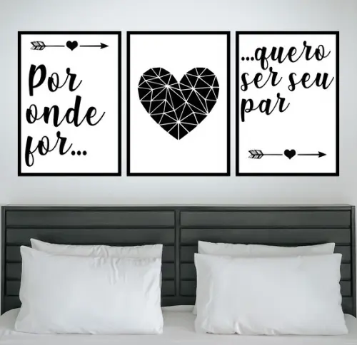 Trio Quadros Digitais - Por Onde For Quero Ser Seu Par ...