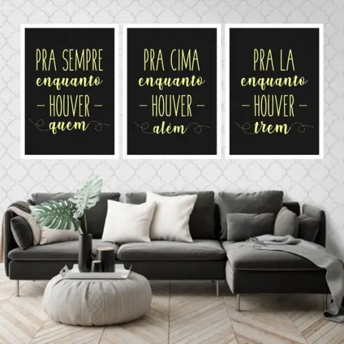 Trio Quadros Digitais - Pra Sempre Pra Cima Pra Lá