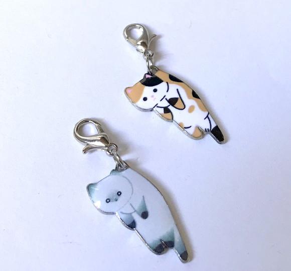 Kit 2 Pingente com Gato para Colar, Pulseira, Tornozeleira