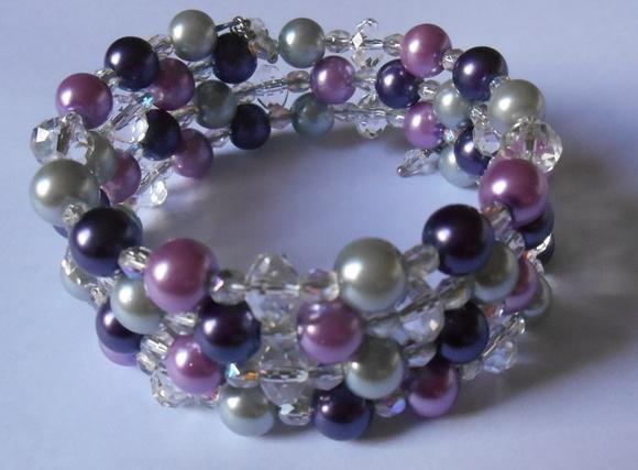 Pulseira Pérola e cristal