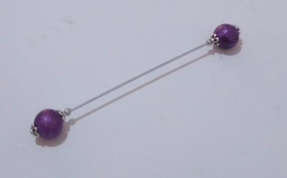 Mesa posta descanso de talher roxo