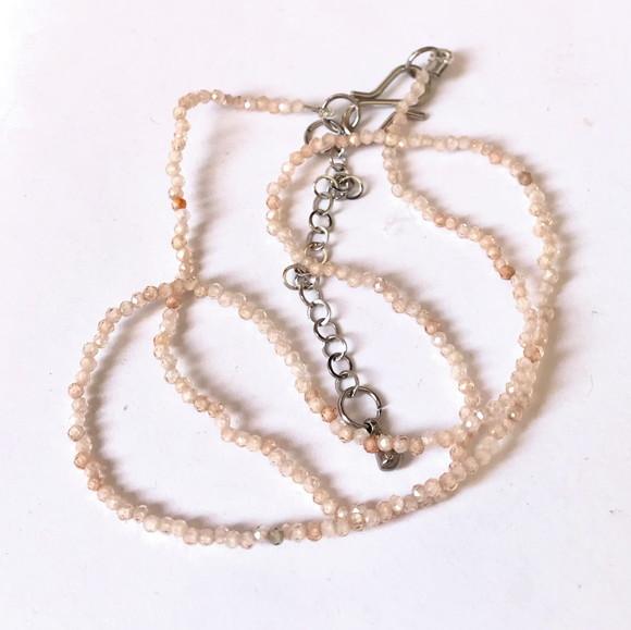 Choker Colar com Zirconia 1.5 mm e Aço Inoxidavel