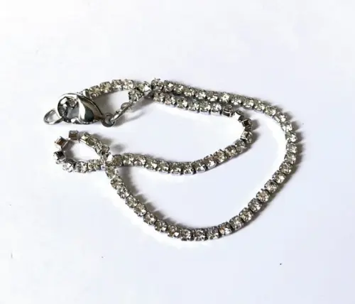 Tornozeleira de Aço Inoxidavel e Zirconia
