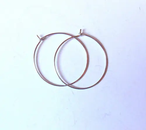 Argola Montagem Marcador Taças com 12 Argolas 3 cm Prateada