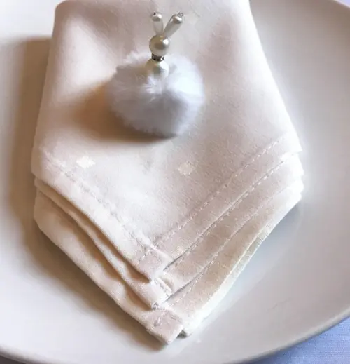 Mesa Posta Enfeite de Prato ou Mesa Pascoa com 6 Peças