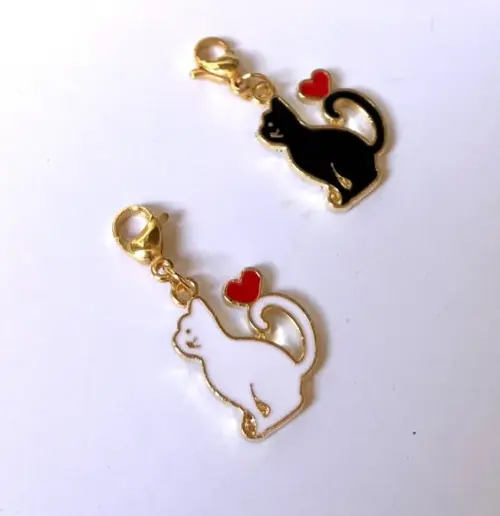 Kit 2 Pingente Dourado para Colar, Pulseira, Tornozeleira