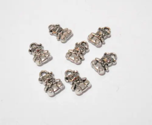 Mini Urso para Montagem Brinco, Pingente ,pulseira