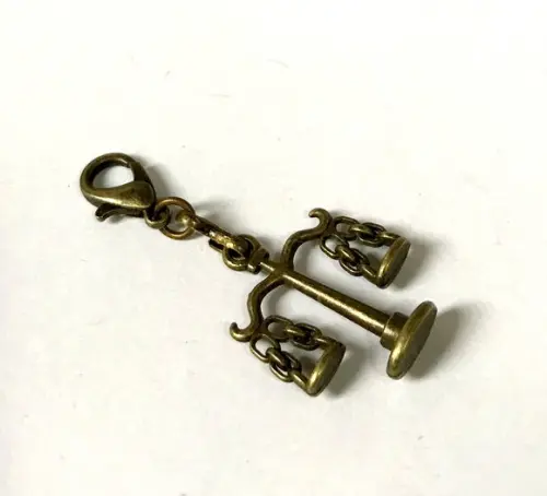 Pingente Direito para Colar, Pulseira, Tornozeleira, Col...