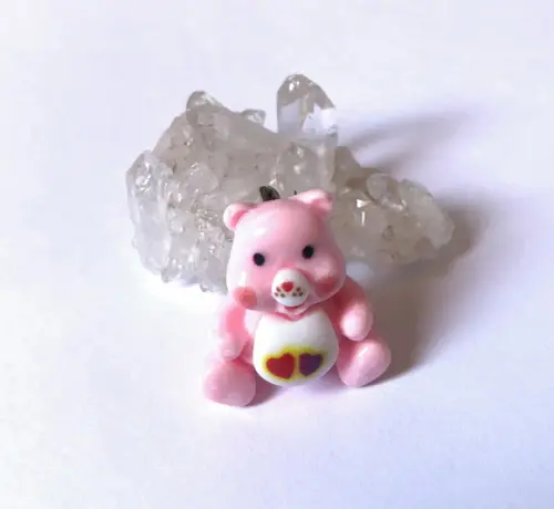 Broche Resina com Ursinhos Carinhos Cor a Escolher