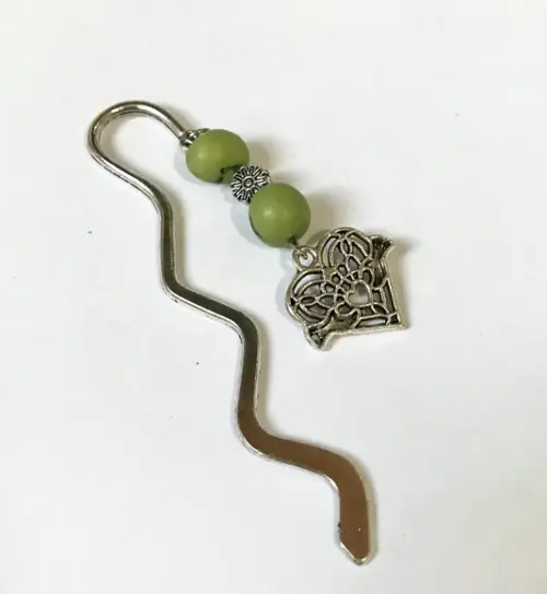 Marcador de Pagina/ Bíblia Metal com Açaí Verde