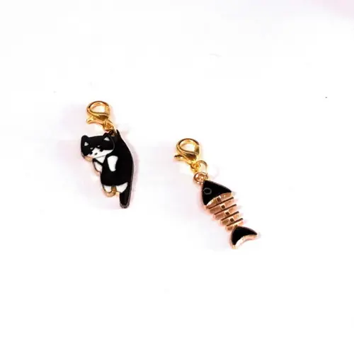 Kit 2 Pingente Dourado para Colar, Pulseira, Tornozeleira