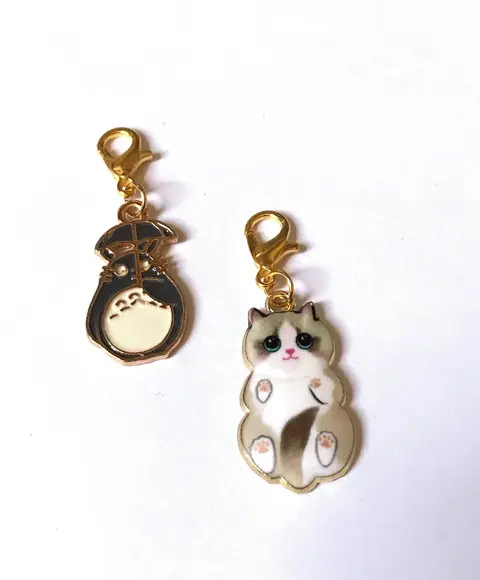 Kit 2 Pingente Dourado para Colar, Pulseira, Tornozeleira