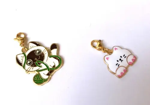 Kit 2 Pingente Dourado para Colar, Pulseira, Tornozeleira...