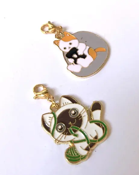 Kit 2 Pingente Dourado para Colar, Pulseira, Tornozeleira