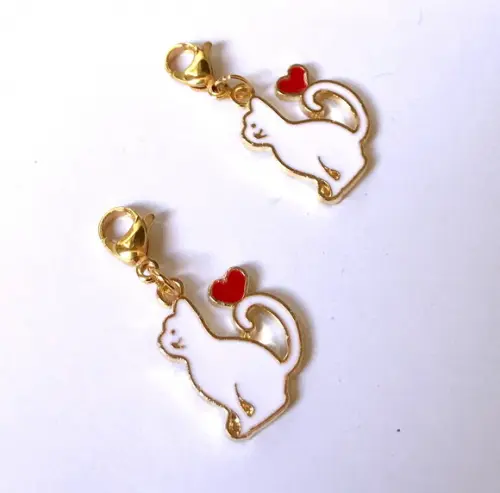 Kit 2 Pingente Dourado para Colar, Pulseira, Tornozeleira