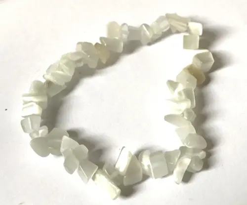Pulseira Ajustavel Pedra Natural em Cascalhos Olho de Gato