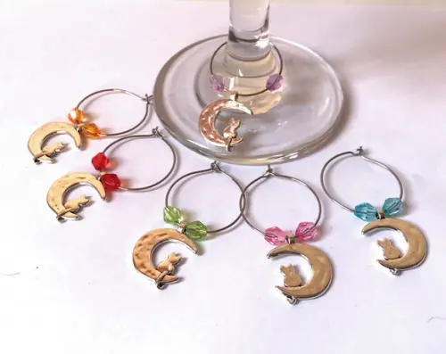 Marcadores de Taça de Gatos e Luar
