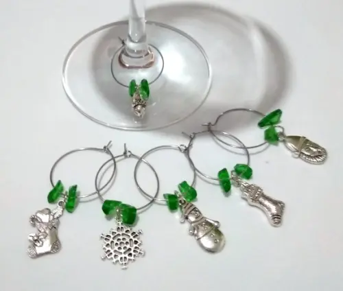 Marcadores de Taça de Natal com 6 Natal