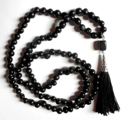 Japamala 108 contas Açai negro