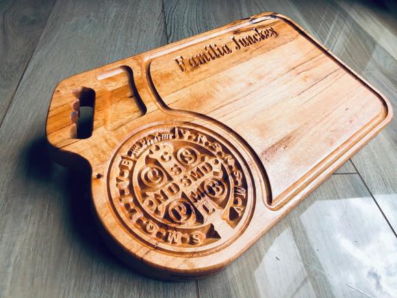 Tabua Churrasco Medalha São Bento