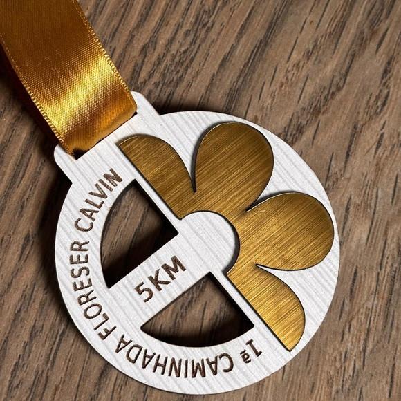 Medalha Personalizada - Kit com 100 Unidades