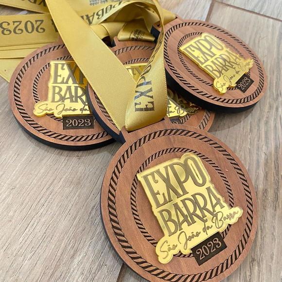 Medalha Personalizada - Kit com 10 Unidades