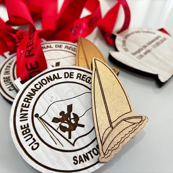 Medalha Personalizada - Kit com 12 Unidades
