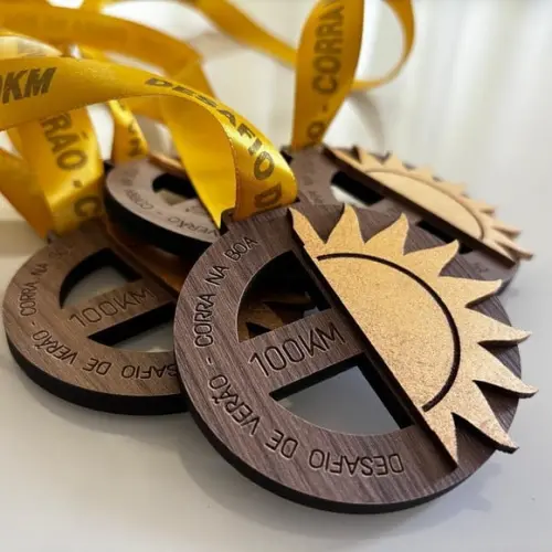 Medalha Personalizada - Kit com 10 Unidades