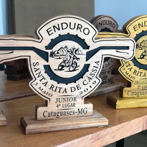 Troféu em Madeira