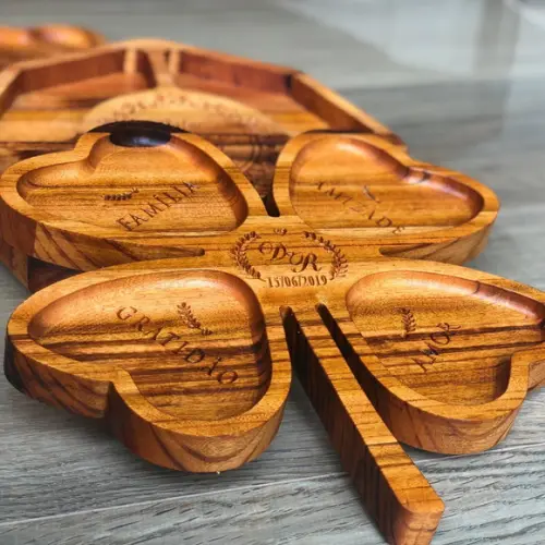 Petisqueira personalizada trevo