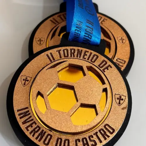 Medalha Personalizada - Kit com 15 Unidades